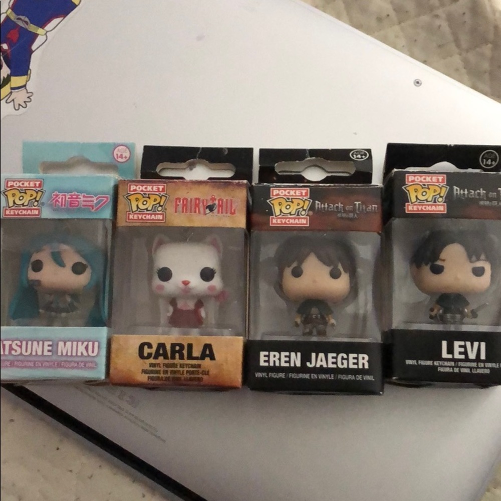 Pop keychains